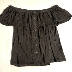 American Eagle Soft & Sexy Off the Shoulder Top M